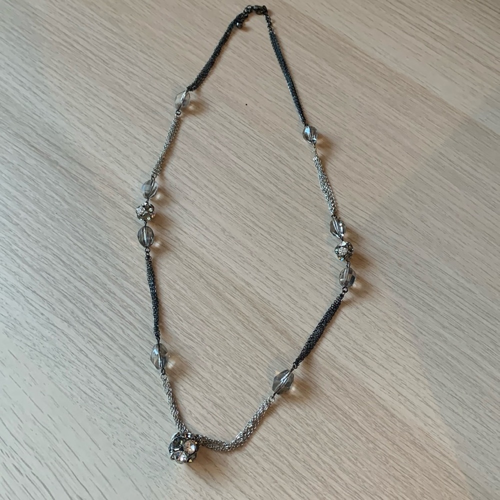 ⭐️ 5 for 20$! ⭐️ Clear and silver necklace